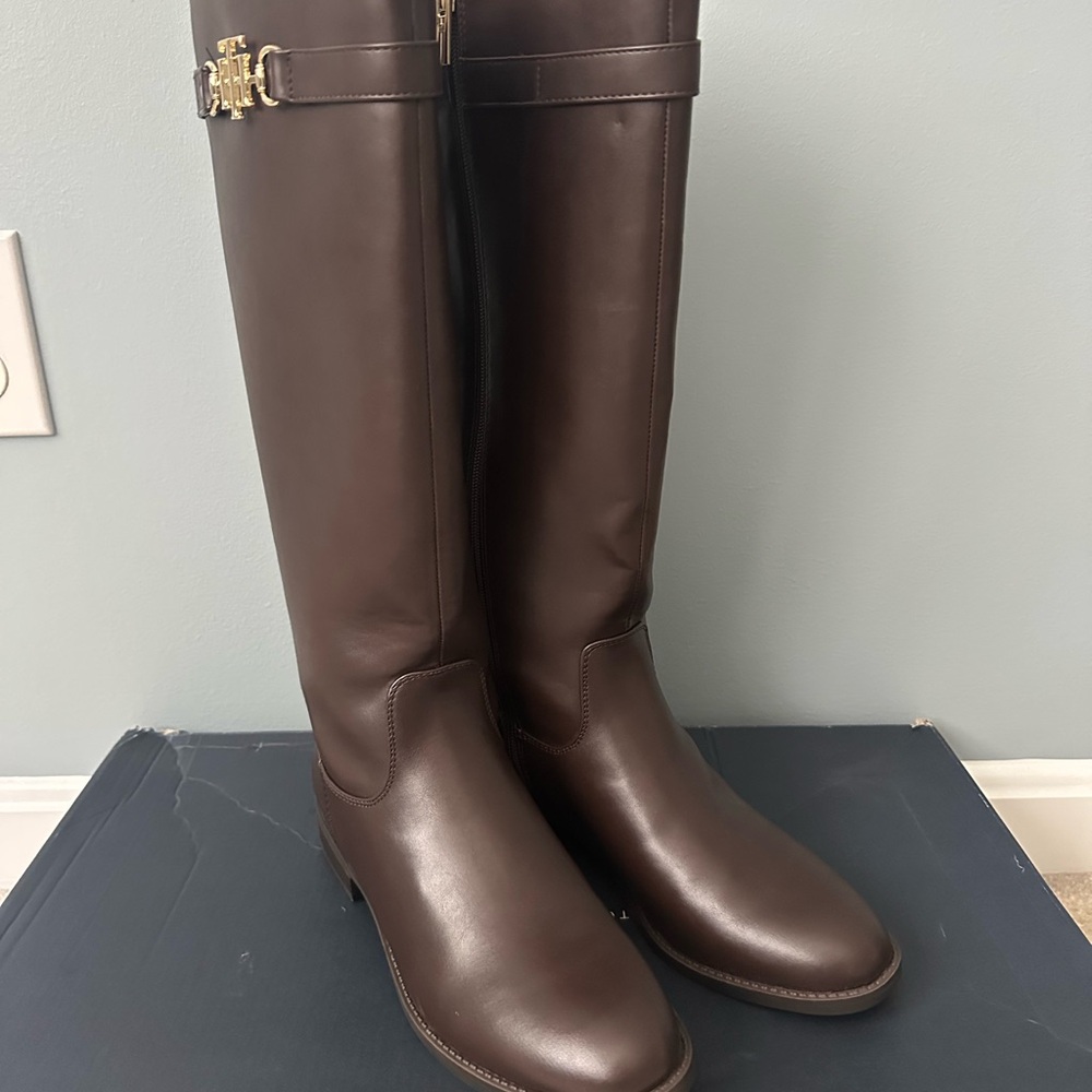 Brown Fall Riding Boots - Tommy Hilfiger NWT